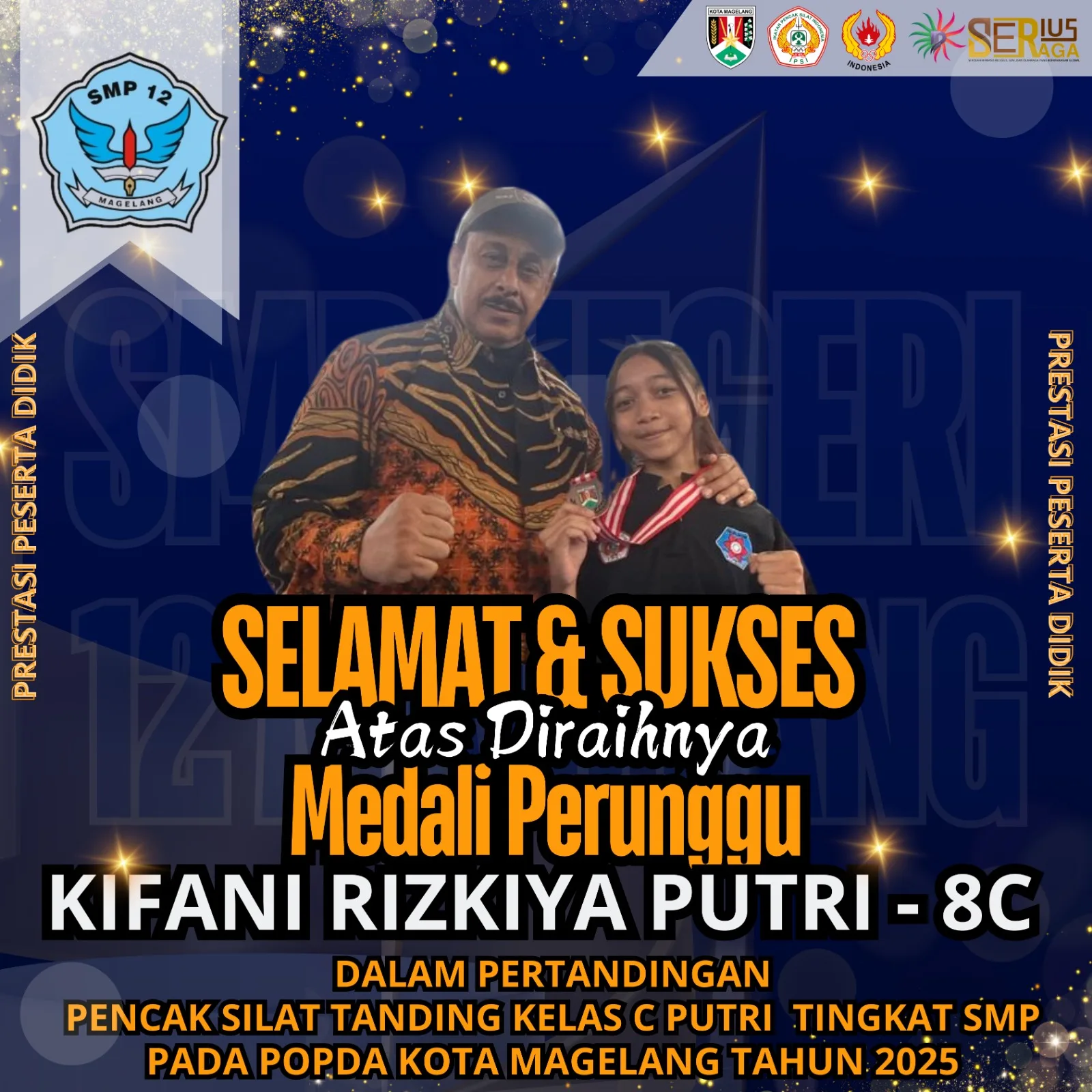 Kejuaran POPDA Tingkat Kota Magelang Cabang Olahraga Pencak Silat Putri